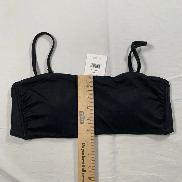 Andie Swim The Bora Bora Women's Black Bikini Halter Top Size XL Adjustable NWT‎ - Picture 4 of 12